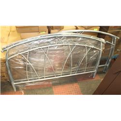 DOUBLE SIZE METAL HEADBOARD AND FOOTBOARD