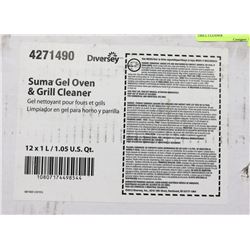 CASE OF 12 SUMA GEL OVEN AND GRILL CLEANER