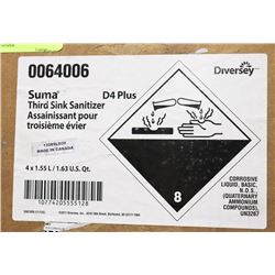 CASE OF 4 SUMA THIRD SINK SANITIZER