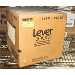 CASE OF 4 LEVER 2000 ANTIBACTERIAL LIQUID SOAP