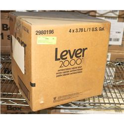 CASE OF 4 LEVER 2000 ANTIBACTERIAL LIQUID SOAP
