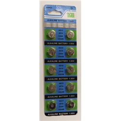 PACK OF 10 AG13 WATCH BATTERIES
