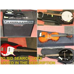 FEATURED GUITARS AND INSTRUMENTS