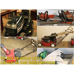 FEATURED LAWN AND GARDEN EQUIPMENT