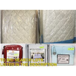FEATURED NEW MATTRESSES AND SHEETS