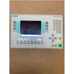 SIEMENS 6AV3627-1LK00-1AX0 OPERATOR PANEL OP27 COLOR