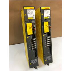 (2) Fanuc A06B-6096-H203 Servo Amplifier Modules