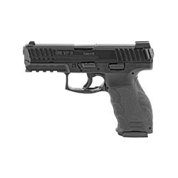 HK VP9 9MM 4.09" 15RD BLK NS 3MAGS