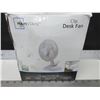 Image 1 : 6 inch Desk Fan with removable stand and clip