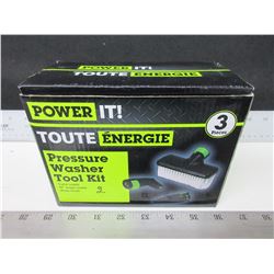 Pressure Washer Tool Kit / turbo nozzel - 90 deg angle nozzel - wash brush