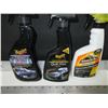 Image 1 : Bundle of 3 Car Care / Meguires Detailer & Quik Wax / Armor All Original spray