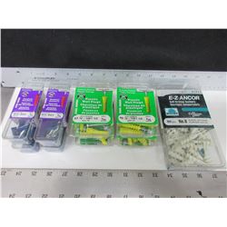 Bundle of New Wall ANCHORS / all have Screws