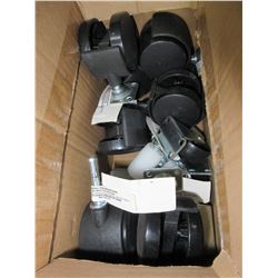 Box with Assorted sets of New Castors / 4 kinds