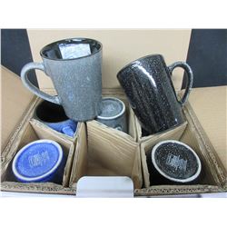 6 New Mikasa Stoneware Mugs