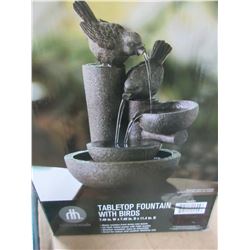 Table top Fountain with Birds