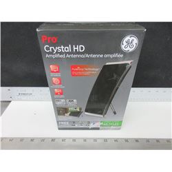 New GE Pro Crystal HD Amplified Antenna / get free local TV