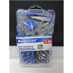 New Mastercraft Smart Phone Repair Kit / 20 piece