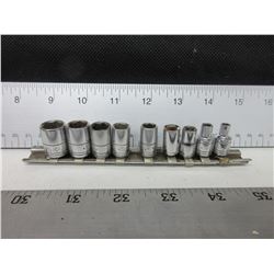 9 piece 1/4"dr  SK - Sockets /  4mm - 12mm