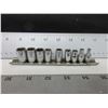 Image 1 : 9 piece 1/4"dr  SK - Sockets /  4mm - 12mm