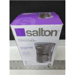 New Salton single serve Coffee Maker / comes with ceramic Mug and filter