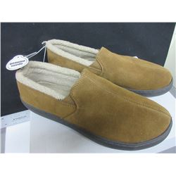 New Mossimo Genuine Suede Men's Slippers non marking sole size 11