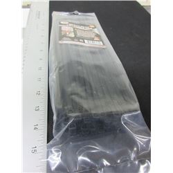 New 12" Heavy Duty Cable/Zipties / black 100 pieces