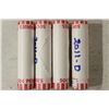 Image 1 : 4-50 CENT ROLLS OF 2011-D SHIELD LINCOLN CENTS