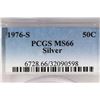 Image 3 : 1976-S SILVER KENNEDY HALF DOLLAR PCGS MS66
