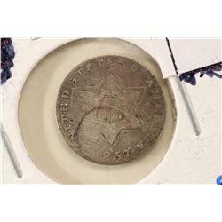 1857 THREE CENT PIECE (SILVER)