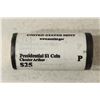 Image 1 : $25 ROLL OF 2012-P CHESTER ARTHUR PRESIDENTIAL