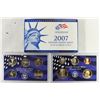 Image 1 : 2007 US PROOF SET (WITH BOX) NO PRESIDENTIAL $'S