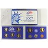 Image 2 : 2007 US PROOF SET (WITH BOX) NO PRESIDENTIAL $'S