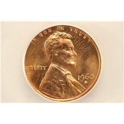 1960-D/D LARGE DATE FS-502 RPM-1 LINCOLN CENT