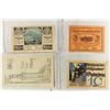 Image 1 : 4 ASSORTED GERMAN NOTGELDS 2-10 & 2-20 HELLERS