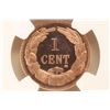 Image 2 : 1861 CONFEDERATE CENT SMITHSONIAN "RESTRIKE"