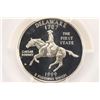 Image 1 : 1999-S SILVER DELAWARE QUARTER PCGS PR68 DCAM