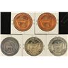 Image 2 : 5 ASSORTED CANADA TRADE DOLLARS UNC 1981, 1982,