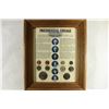 Image 1 : 10"X12" WOOD FRAME COLLECTION OF PRESIDENTIAL