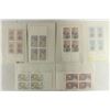 Image 1 : 6 ASSORTED USPS 29 CENT POSTAGE BLOCKS MINT