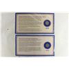 Image 2 : 1895 & 1896 LIBERTY "V" NICKELS & STAMPS ON CARDS
