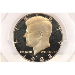 1982-S KENNEDY HALF DOLLAR PCGS PR70 DCAM