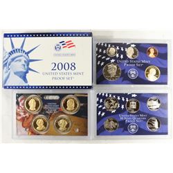 2008 US PROOF SET (WITH BOX) 14 PIECES