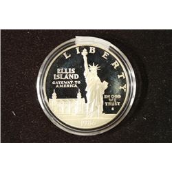 1986-S STATUE OF LIBERTY PROOF SILVER DOLLAR