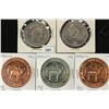 Image 1 : 5 ASSORTED CANADA TRADE DOLLARS UNC 1987 ST.