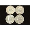 Image 1 : 2-1964 & 1964-D WASHINGTON SILVER QUARTERS