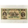 Image 1 : 1857 CITIZENS BANK OF LOUISIANA $5 OBSOLETE BANK