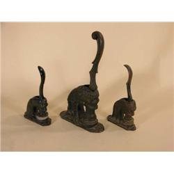 Three Notary Seals, Cast Iron, All Original
