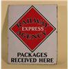 Image 1 : Porcelain Sign for Railway Express Agency