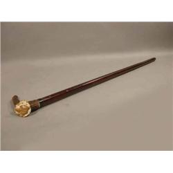 Mans Cane with Antler Grip