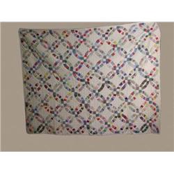 Double Wedding Ring Pattern Quilt